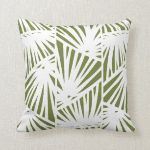 Coussin Palmettes, élégantes, la moitié du siècle mode