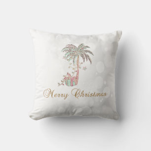 Coussin Palmier de Noël, Cadeau,Guirlandes Lumineuses, Bok