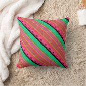 Coussin Palmier exotique en diagonale (Couverture)