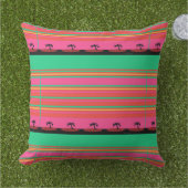Coussin Palmier Exotiques (Herbe)