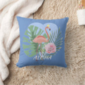 Coussin Palmier rose Flamant rose (Couverture)