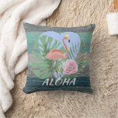 Coussin Palmier rose Flamant rose (Couverture)