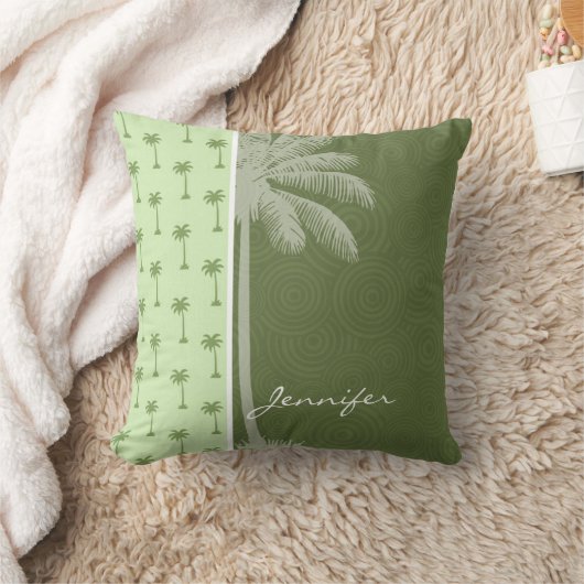 Coussin Palmier ; Tropical (Couverture)