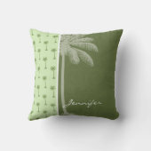 Coussin Palmier ; Tropical (Verso)