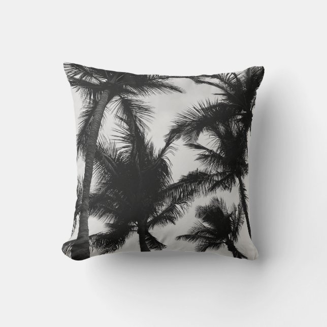 Coussin PALMIER vintage AU COCOTIER (Recto)