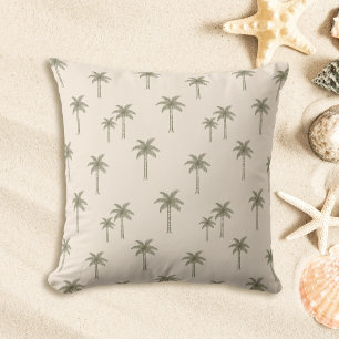 Coussin Palmiers Boho Maison de Campagne Côtière Bohémienn