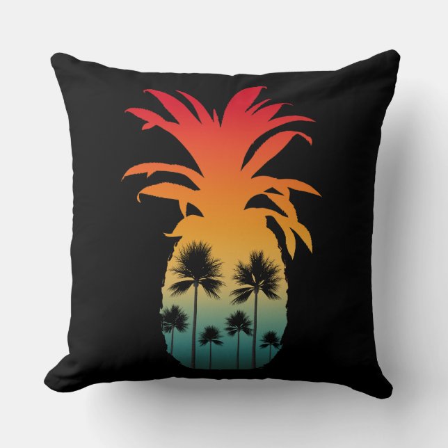 COUSSIN PALMIERS DE LA CALIFORNIE DES ANANAS DE SOLEIL (Recto)