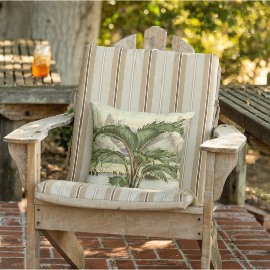 Coussin Palmiers du bord de mer de l'Oreiller (Chaise)