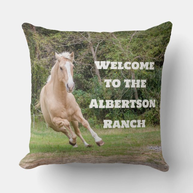 Coussin Palomino Horse (Recto)