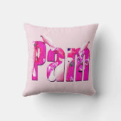 Coussin "Pam" Nom Réalisé Avec Des Cacatoès Australiens, (Verso)