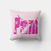 Coussin "Pam" Nom Réalisé Avec Des Cacatoès Australiens, (Recto)