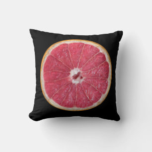 Coussin Pamplemousse rouge juteux