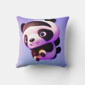 Coussin Panda Animé, (Verso)