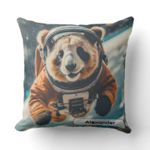 Panda Astronaute dans la Nurserie Animale Surréali