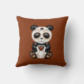 Coussin Panda Brown de sucre de zombi (Verso)