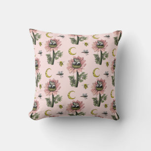 Coussin Panda couchant mou Ours Fée Flore Patte