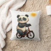 Coussin Panda cyclisme (Couverture)