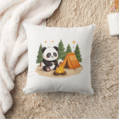 Coussin Panda de camping (Couverture)