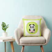 Coussin Panda, dessin animé, enfants (Chaise)