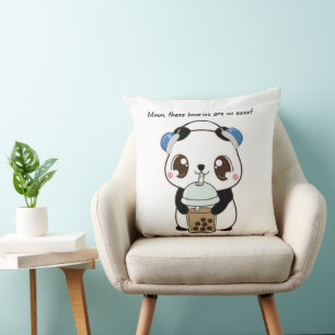 Coussin Panda Mignon – Déco Panda Kawaii Adorable