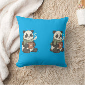 Coussin Panda Mignon - Illustration Câlin Doux (Couverture)