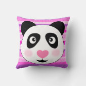 Coussin panda mignon, la pièce de l'enfant (Verso)