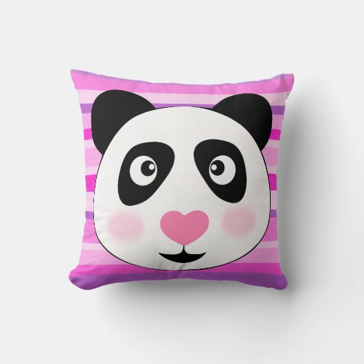 Coussin panda mignon, la pièce de l'enfant (Recto)