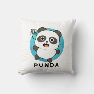 Coussin Panda Pun Animal Punda Funny