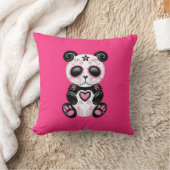 Coussin Panda rose de sucre de zombi (Couverture)