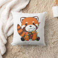 Panda Rouge Noël Neige Animaux d'hiver Pandas