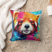 Coussin Panda roux Aventure de découverte des animaux Nat (Couverture)