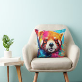 Coussin Panda roux Aventure de découverte des animaux Nat (Chaise)