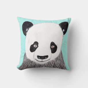 Coussin Panda souriant