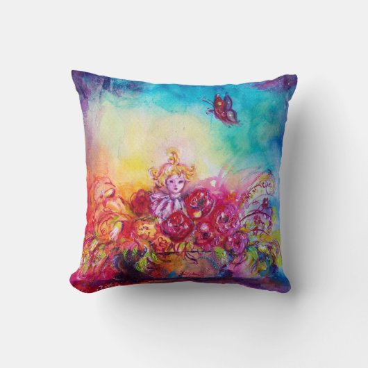 COUSSIN PANIER FLEUVE THUMBELINA ET BOUTEILLE (Recto)