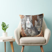 Coussin Panier rempli de chatons (Chaise)