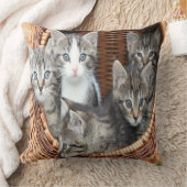 Coussin Panier rempli de chatons (Couverture)