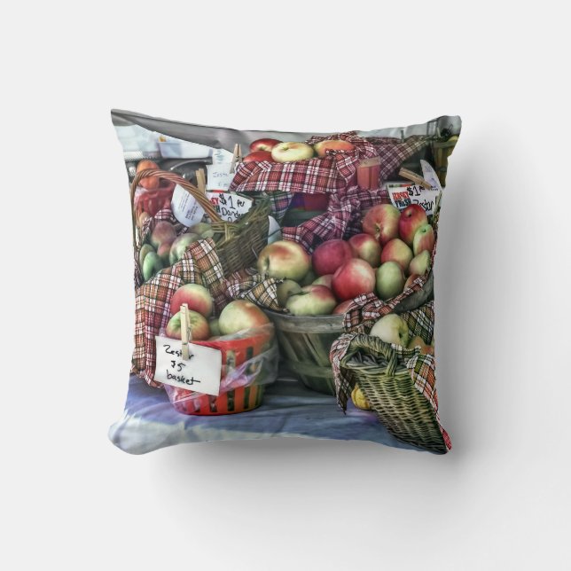 Coussin Paniers de Pommes (Recto)