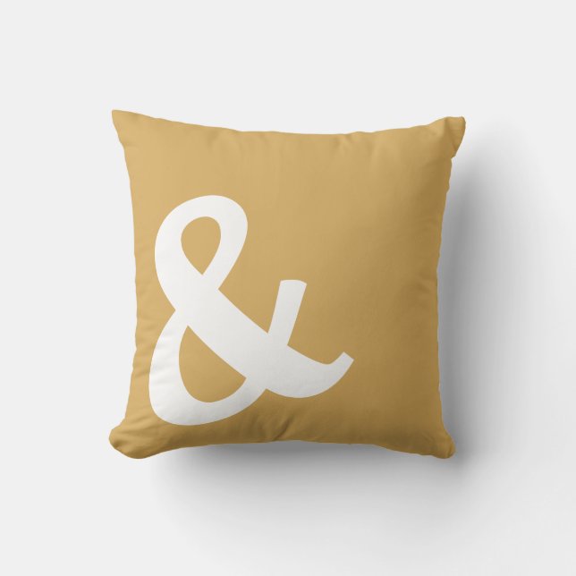 Coussin Panneau Ampersand Bold (et) (Recto)