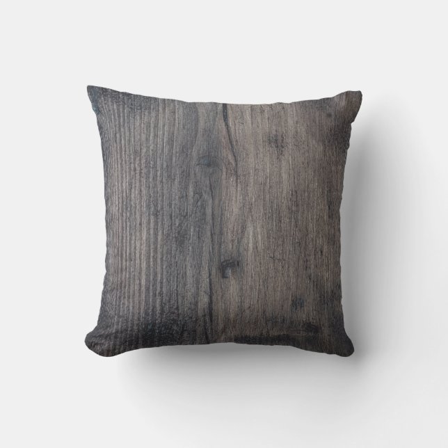 Coussin Panneau Brown en bois (Recto)