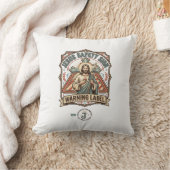Coussin Panneau de sécurité Jésus Étiquette d'avertissemen (Couverture)