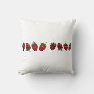 Coussin Panneau fraise