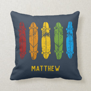 Coussin Panneaux de ski Rainbow Personnalisés