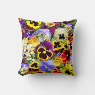 Coussin Pansies d'été
