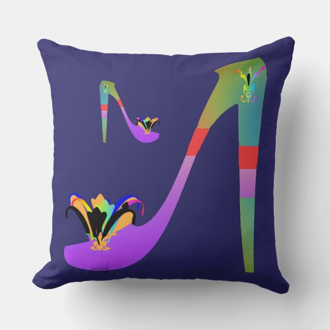 Coussin Pantoufles décoratives pour dames Deux (Recto)