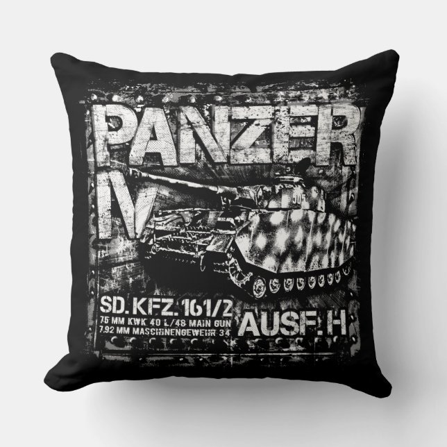 Coussin Panzer IV (Recto)