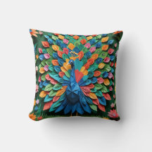Paon en origami 