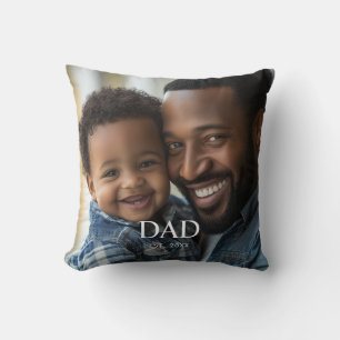 Coussin Papa a établi une photo simple moderne