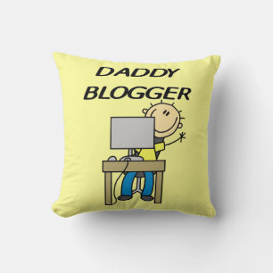 Coussin Papa Blogueur