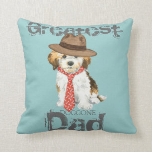 Coussin Papa de Havanese