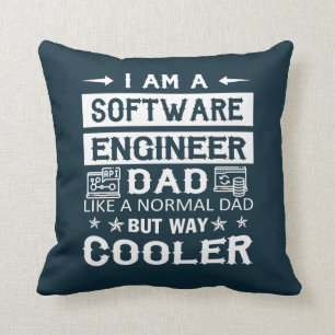 Coussin Papa de Software Engineer